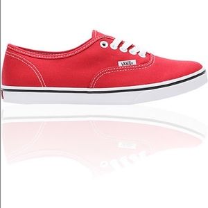 Red Lo Pro sneakers